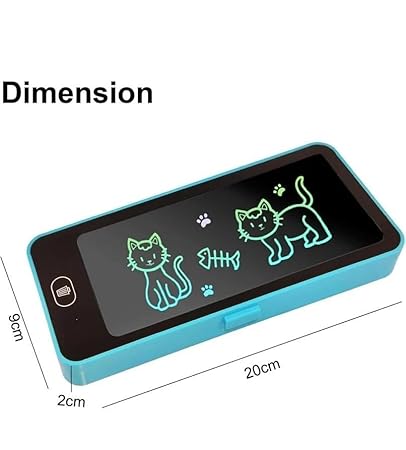2-in-1 LCD Writing Tablet Pencil Case Trendy Zone