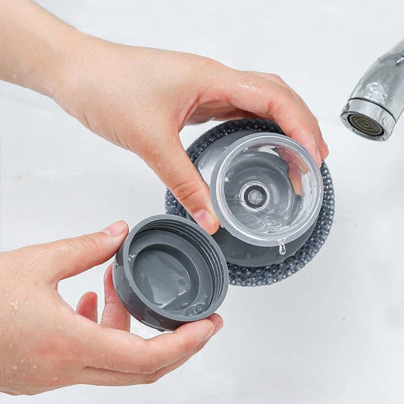 Liquid Adding Pot Washing Brush Trendy Zone