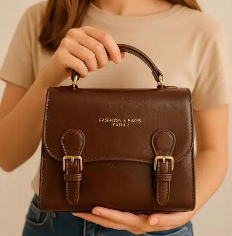 Elegant Genuine Leather Handbag TrendyZone