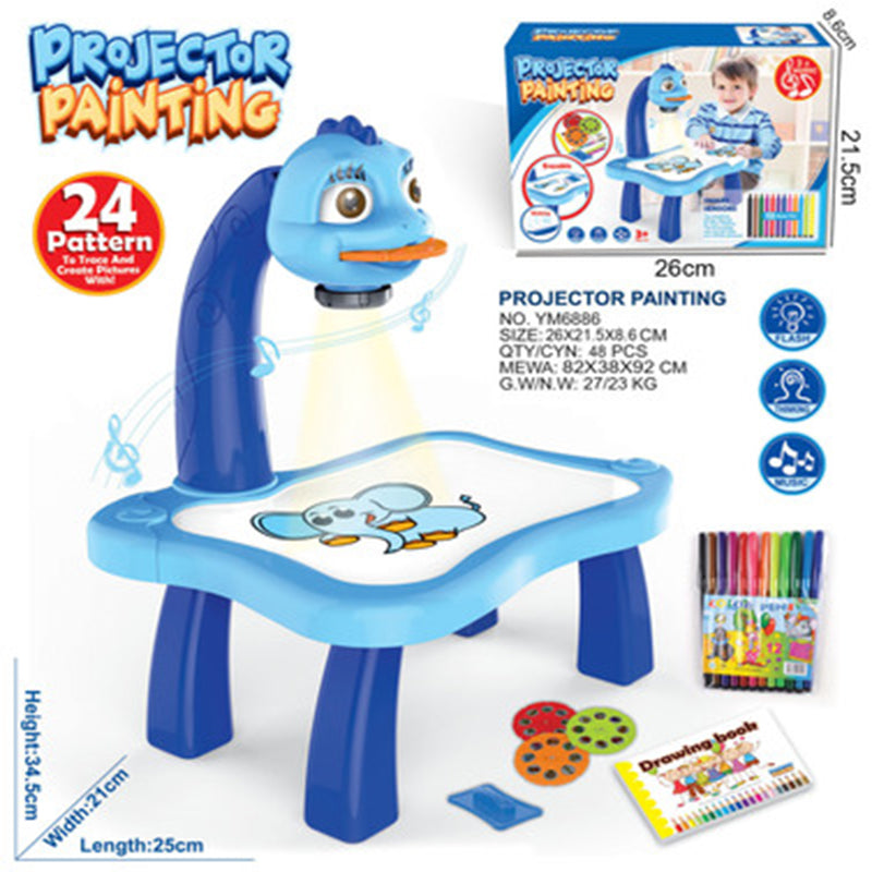 LED Projector Art Painting Table for Kids Adeeba's Collection